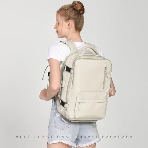 SZLX Large Travel Backpack for Women Men Cabin Bags for Ryanair Easyjet Underseat Hand Luggage Bag Carry on Travel Backpack Cabin Size Flight Rucksack Fit 14 Inch Laptop with Shoe Compartment - Image 8