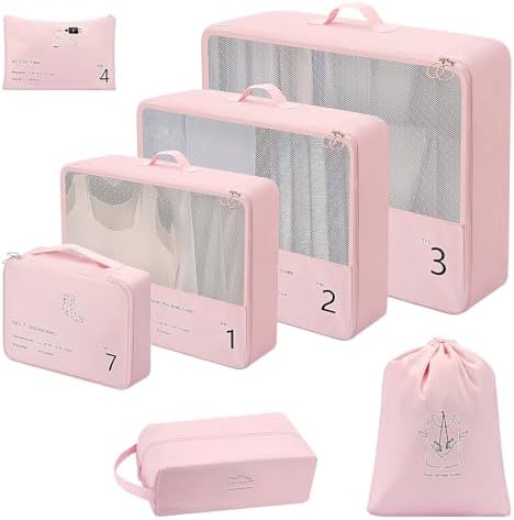 Packing Cubes, Packing Cubes for Suitcases, Suitcase Organiser Bags, Travel Packing Cubes, Travel Cubes, Packing Cube - Image 6