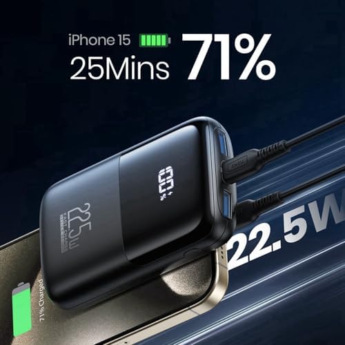 INIU Power Bank, 22.5W Fast Charging 10000mAh Battery Pack USB C Input & Output Portable Charger, PD3.0 QC4.0 Mini Portable Battery Bank for iPhone 16 15 14 13 Pro Max Mini Plus Samsung S22 S21 - Image 9