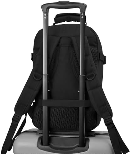 Cabin Max Travel Bag, for Ryanair Cabin Bags 40x20x25 Underseat, Carry-ons, Travel Backpack, Maximise Hand Luggage - Side Compression Straps - Anti-Theft Pocket -Metz 20L Vintage Black 40 x 20 x 25 cm - Image 4
