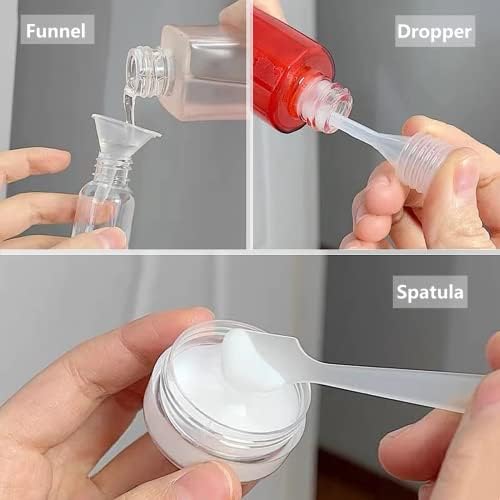 14Pcs Travel Bottle Set for Toiletries Leak Proof Travel Bottles Travel Containers with Bag Squeezable Travel Accessories for Lotion Shampoo Conditioner Skincare - Image 5