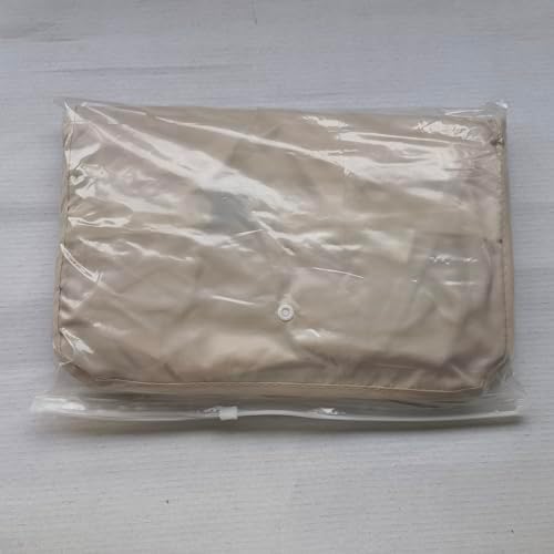 SHAINE Packing Cubes 8pcs Compression Luggage Organiser Bags Waterproof Travel Essentials for Flying Suitcase (QC01BE-DDD), Beige - Image 8