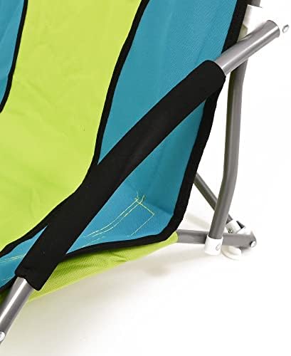 Nalu Folding Low Camping Chair Lightweight Foldable Portable Garden Beach Seat - Green - Image 6