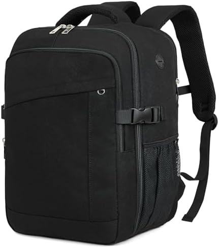 Cabin Bags 40x20x25 For Ryanair Underseat Travel Backpack, Hand Luggage Carry-ons Bag Cabin Size For Airplanes Flight, Rucksack For Men Womens, Waterproof Backpack For Travelling With USB Port