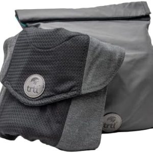 trtl Travel Pillow Cool for Neck Support - Cooling Travel Pillows for Airplanes - with Breathable Fabric - Lightweight and Easy to Carry