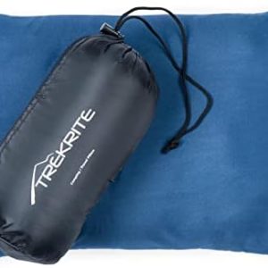 Small Travel and Camping Pillow – Compact/Pack Away Cushion with Removable Washable Cover