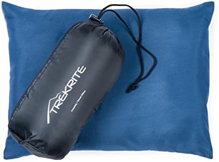 Small Travel and Camping Pillow – Compact/Pack Away Cushion with Removable Washable Cover
