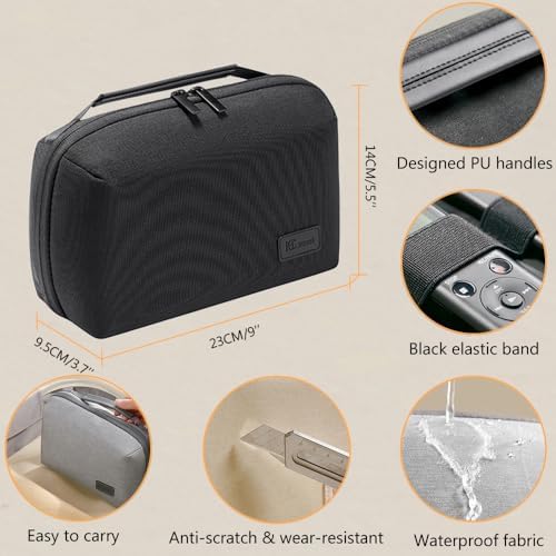 Kaxich Travel Electronics Organizer, Electronics Accessories Bag Portable Cable Organizer Case Waterproof Universal for Adapters Memory Cards, USB Cables (Gray) - Image 3