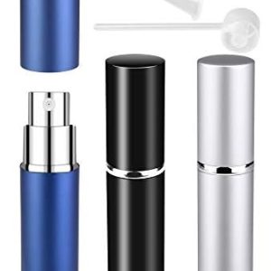 Travel Perfume Atomiser Bottle Refillable, 3 Pcs 6ML Leak Proof Aftershave Atomiser Spray Bottle Refillable Small Perfume Refill Bottle Travel Essentials Mini Perfume Decanter