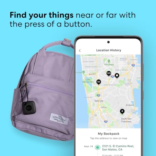 Tile Mate (2022) Bluetooth Item Finder, 1 Pack, 60m finding range, works with Alexa & Google Home, iOS & Android Compatible, Find your Keys, Remotes & More, Black - Image 4