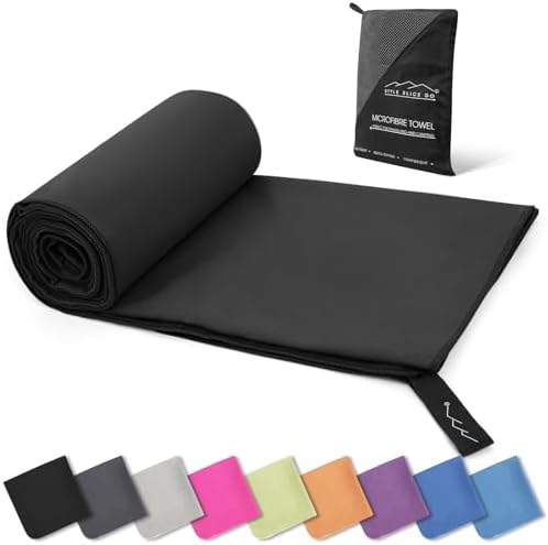 Microfibre Towel - Quick dry Lightweight Absorbent Travel Towel for Sports Beach Gym Swimming Camping Hiking Drying Pets - Small Medium Large X-Large XX-Large 200 by 100cm
