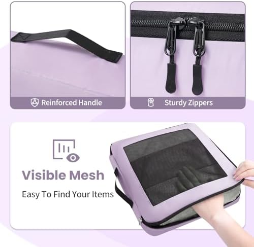Packing Cubes for Suitcase 8 Set, Lightweight Luggage Packing Organizers Packing Cubes for Travel Accessories - Image 4