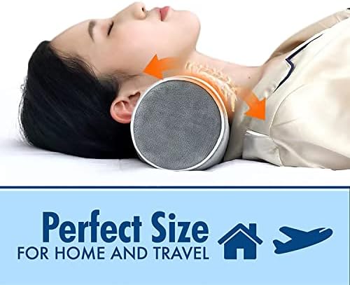 Travel Pillow-Memory Foam Neck Pillow Support Pillow,Super Soft and Comfortable, for Airplane, Train or Car,Camping,Sleeping,Twist Roll Pillow Support to The Head,Waist and Leg - Image 3