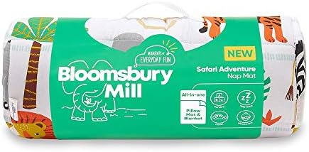 Bloomsbury Mill - Nap Mat for Toddlers and Kids - Pillow, Mat and Blanket Included - All-in-One Sleeping Bag for Nursery & Ready Bed for Nap Time and Sleepovers - Travel Essentials 135 x 50 cm Safari - Image 8