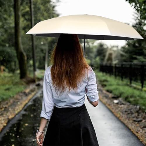 UV Umbrella For Sun Protection Spf Upf 50, Sun Umbrella Uv Protection Personal, 6 Ribs Sun Umbrellas For Rain, Portable Pocket Umbrella Small, Compact Umbrella For Travel School Daily Life - Image 6