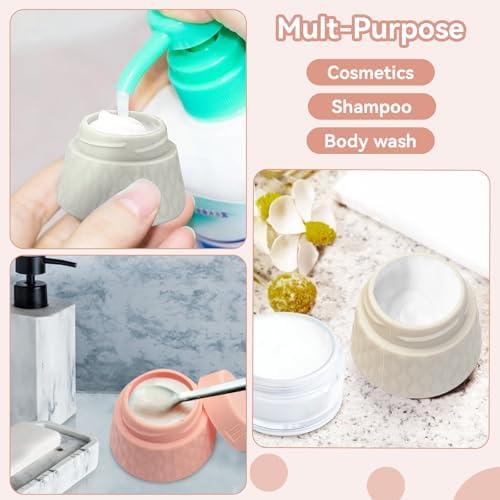 4 PCS Silicone Travel Pots for Toiletries, 30ml Travel Bottles for Toiletries, Reusable Travel Toiletries, Leakproof Travel Containers with Transparent Bag for Cosmetics Shampoos - Image 6