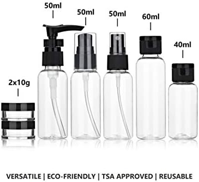Travel Bottles Containers & Travel Size Toiletries Accessories Bottles with Toiletry Bag for Liquids Leak-Proof & TSA Approved Carry-on for Airplane - Image 4