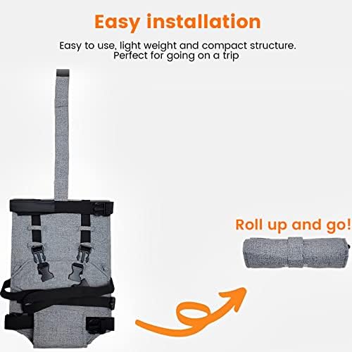 Baby Chair Safety Seats with Straps High Chair Harness Seat Toddler Travel high Chair seat Travel Booster Seat highchair Harness Portable Seat Strap for Travel/Home/Restaurants/Shopping - Image 8