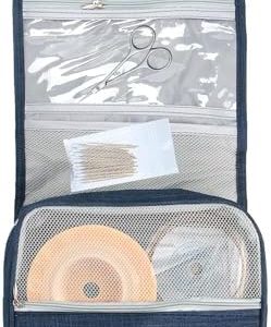 Ostomy Colostomy Travel Bag Hanging Ostomy Supplies Bags for Colostomy Foley Catheter,Medical Supplies Ileostomy Pouch Accessories Hanging Wash Toiletry Bag Organizer