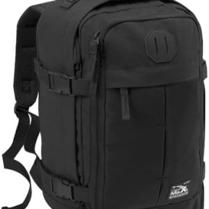 Cabin Max Travel Bag, for Ryanair Cabin Bags 40x20x25 Underseat, Carry-ons, Travel Backpack, Maximise Hand Luggage - Side Compression Straps - Anti-Theft Pocket -Metz 20L Vintage Black 40 x 20 x 25 cm
