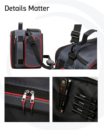 ENPI Golf Accessory Organiser and Travel Bag - Car Storage for Golf Accessories, Men's Golf Gear, Locker & Shoe Organiser - Ideal for Golf Enthusiasts and Gifts - Image 6