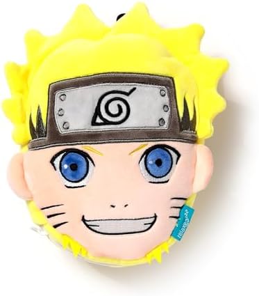 Relaxeazzz Naruto Plush Travel Pillow & Eye Mask - Sleep Eye Mask Masks - Kids Travel Accessories for Sleeping Airplane - Flight Plane Neck Pillow Pillows - Image 2