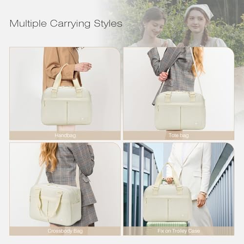 SPAHER Expandable Cabin Bag British Airways Hand Luggage Bag 40x30x15 to 40x30x25 Eurowings Wizzair Travel Duffle Bag Carry On Bag Under-seat Holdall Bag Hospital Bag Maternity Overnight Bags - Image 2