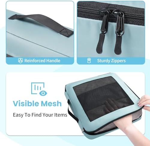 Packing Cubes for Suitcase 8 Set, Lightweight Luggage Packing Organizers Packing Cubes for Travel Accessories - Image 4
