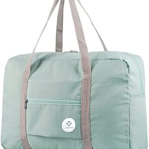 for Airlines Underseat Cabin Bag 45x36x20 Foldable Travel Duffel Bag Holdall Tote Carry on Luggage Overnight for Women and Men 25L