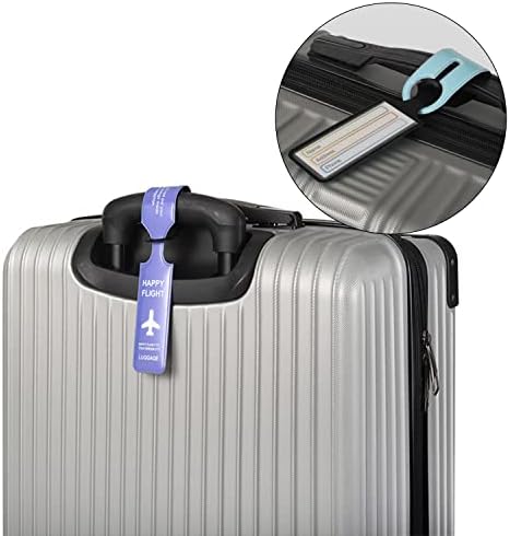 Travel in Style with 4 Luggage Labels - Name, Address, & Phone Number - Perfect Baggage or Handbag Identifier - Anti-Lost Travel Accessories - Image 3
