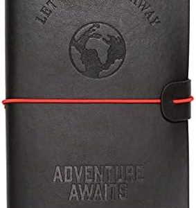 Grupo Erik Travelers Notebook Wanderlust - PU Leather Journal Travel | Travel Diary Journal For Men, Travel Accessories | Adventure Book, Gifts Under 15 Pounds