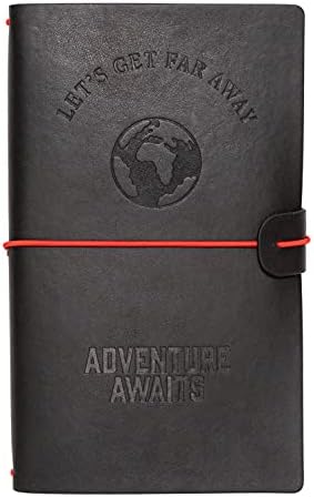 Grupo Erik Travelers Notebook Wanderlust - PU Leather Journal Travel | Travel Diary Journal For Men, Travel Accessories | Adventure Book, Gifts Under 15 Pounds