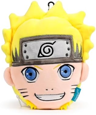 Relaxeazzz Naruto Plush Travel Pillow & Eye Mask - Sleep Eye Mask Masks - Kids Travel Accessories for Sleeping Airplane - Flight Plane Neck Pillow Pillows - Image 4