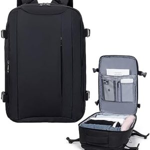 Cabin Bags 40x20x25 Underseat for Ryanair, Carry On Travel Backpack Cabin Size Rucksack Hand Luggage Bag Backpack Casual Daypack School Bag Fit 14 Inch Laptop with Cable Hole