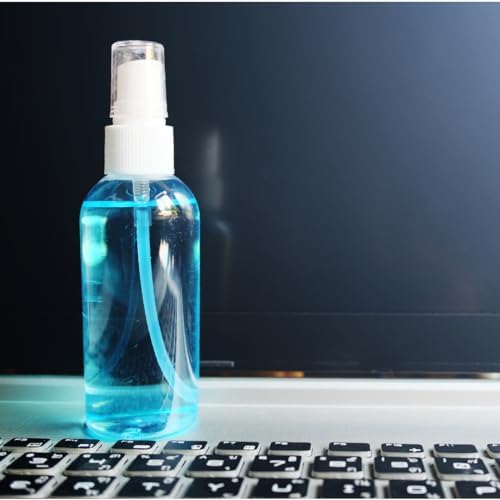 15pc Travelling Toiletry Set - 4 Easy Squeeze Bottles, 10 Jars and a Zip Up Storage Bag, Hand Luggage Cosmetic Containers, Holiday Toiletries Bottles, Clear Refillable & Portable Travel Set - Image 7