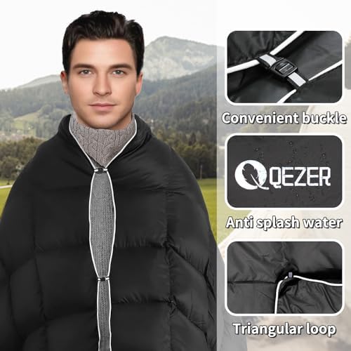 Down Camping Blanket,Ultralight and Warmer Blanket for Camping, Hiking, Hammocks,Travel, Indoors,Outdoor,Cars,Camper Van with 2 kinds of style for storage,can be used as square pillow or quilt - Image 4