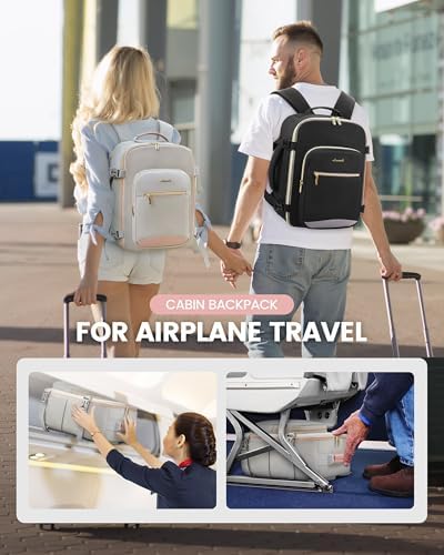 LOVEVOOK Ryanair Cabin Bags 40x20x25 Underseat Travel Bag Backpack 20L, Carry-Ons Hand Luggage Bag for Ryan Air Plane, Womens Small Under Seat Rucksack for Travelling - Image 6
