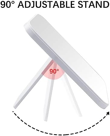 Camping Mirror, Makeup Mirror, Foldable Desktop Vanity Mirror, Travel Portable Makeup Mirror, Vanity Mirror, Makeup Accessories, Portable Rectangular Makeup Mirror(Nordic powder), Pink - Image 5