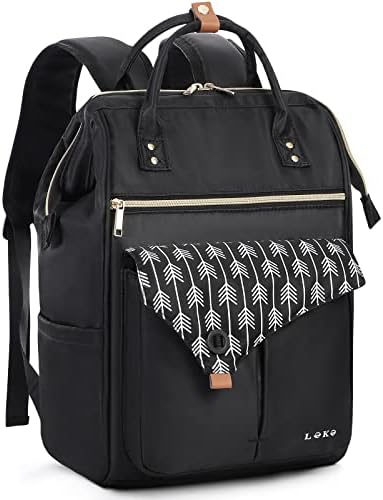 Lekesky Backpack Womens Travel Backpack Extra Large Rucksack Bag for Women Men Overnight Backpack Weekender Backpack,17.3" Backpack,Black