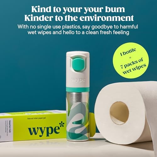 Wype | Flushable & Convenient Wet Wipe Alternative | On The Go Bundle | Toilet Roll Gel | Holiday Essentials | COSMOS Organic | 3 x 30ml - Image 4