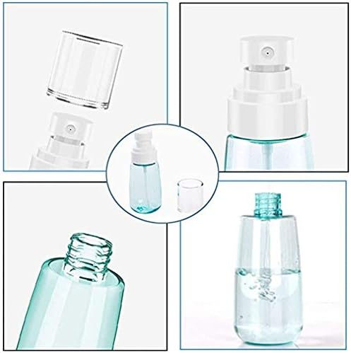 Spray Bottles, 30ml 60ml 80ml Clear Empty Fine 3 Pcs Mist Spray Bottles Small Travel Plastic Atomiser Bottle Refillable Liquid for Essential Oils, Cleaning, Make-up Cosmetic Hair, Leak Proof, BPA Free - Image 3
