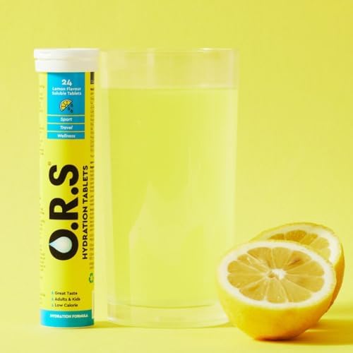 O.R.S Hydration Tablet with Electrolytes for Rehydration, Wellness, Travel, Sports & Recovery Vegan, Gluten-Free & Low-Calorie Electrolyte Tablets with Natural Lemon Flavour, 24 Tablets - Image 6