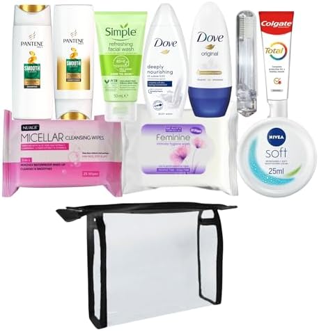 Travel Toiletries Set for Women - Holiday Essentials Mini Toiletry Set for Travel, Hospital or Over Night Stay - Airport Security Approved Liquids - Quality Personal Care for Women - Image 5