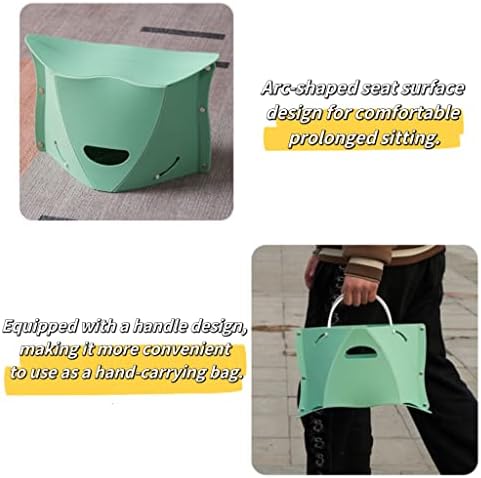 Ultralight Folding Camping Hiking Stool - Lightweight, Collapsible Chair suitable for Travel, BBQ, Outdoor Activities, and Backpacking, Squatty Potty Included (32cmx21cm, Red) - Image 5