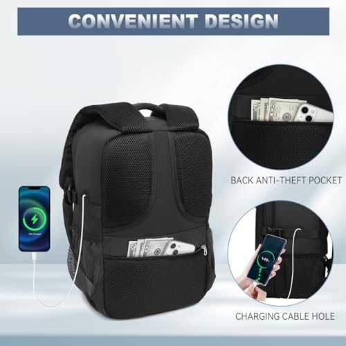 for Ryanair Cabin Bags 40x20x25 Underseat Carry-ons Travel Backpack with Anti Theft Bag 20L Flight Bag with USB Charging Port - Image 4