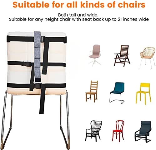 Baby Chair Safety Seats with Straps High Chair Harness Seat Toddler Travel high Chair seat Travel Booster Seat highchair Harness Portable Seat Strap for Travel/Home/Restaurants/Shopping - Image 9