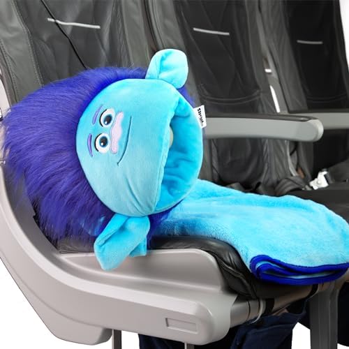 Trolls Armrest Buddy Stuffed Plush Travelling Toy With Blanket 13” - Kids Ultimate Travel Pillow Companion Set (Branch) - Image 6