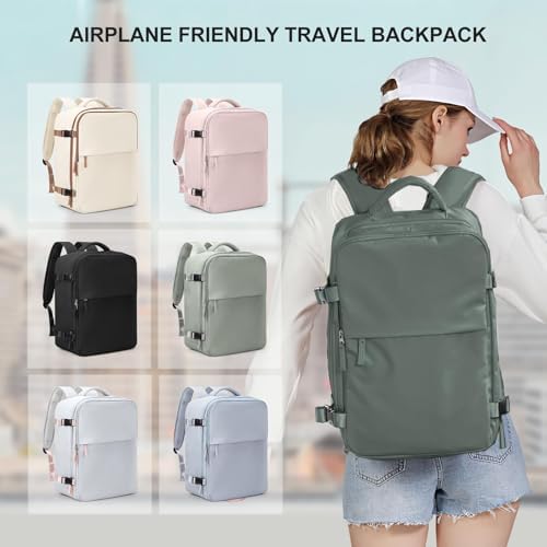 SZLX Cabin Bags for Ryanair 40x20x25 Underseat Travel Bag Carry Ons Ruscksack for Plane Hand Luggage Easyjet Cabin Bag 45x36x20 Travel Backpack Cabin Size Women Men Casual Daypack Fit 14 Inch Laptop - Image 3