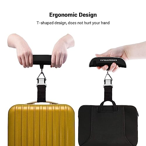 Travel Luggage Scale, Digital Luggage Weighing Scales for Suitcase with Temperature Reading 50 Kg Capacity (Silver) - Image 8