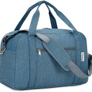 for Ryanair Cabin Bag 40X20X25cm Underseat Travel Duffel Bag Holdall Tote Carry on Luggage for Women and Men 20L (Navy Blue)